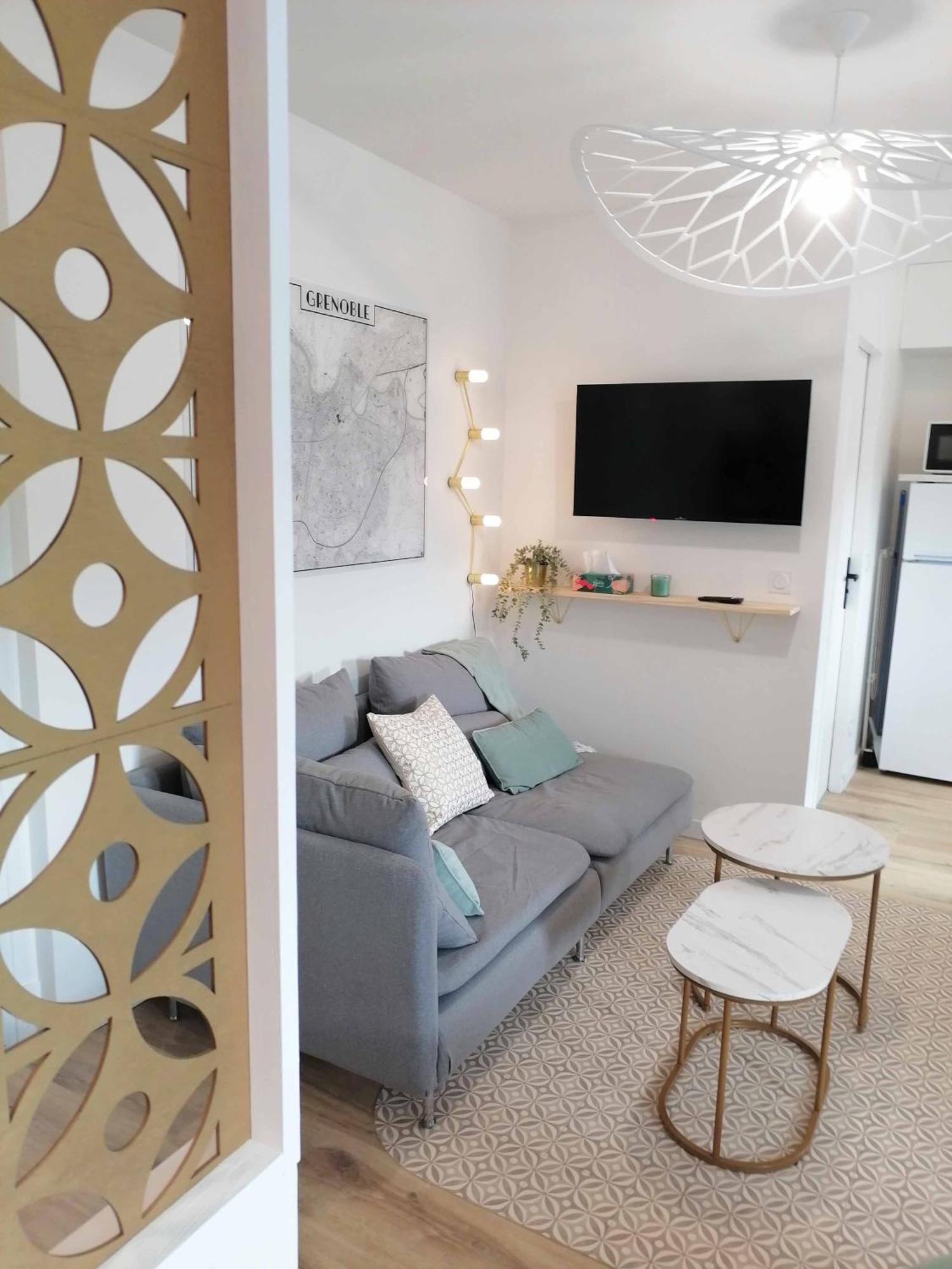 Appartement Hagaki Vue Panoramique Proche Gare Netflix Grenoble Exterior foto